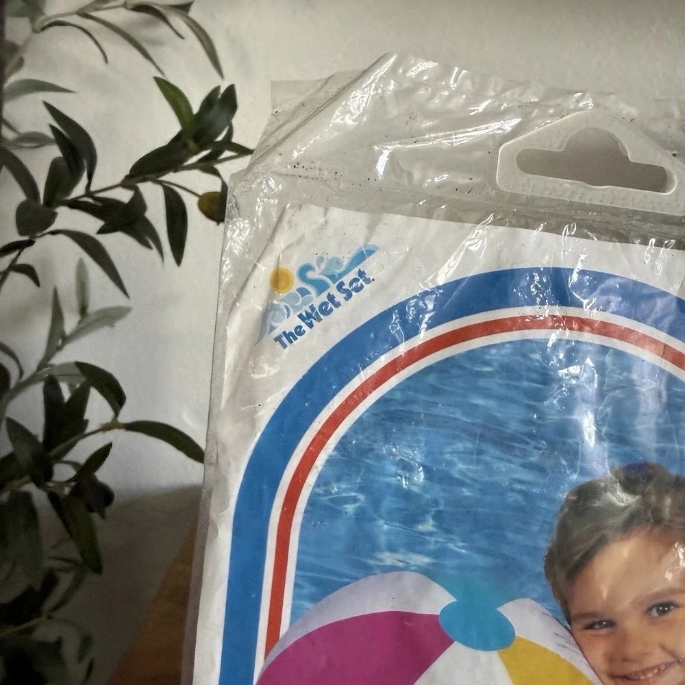 Vintage 1999 Intex The Wet Set Beach Ball 20